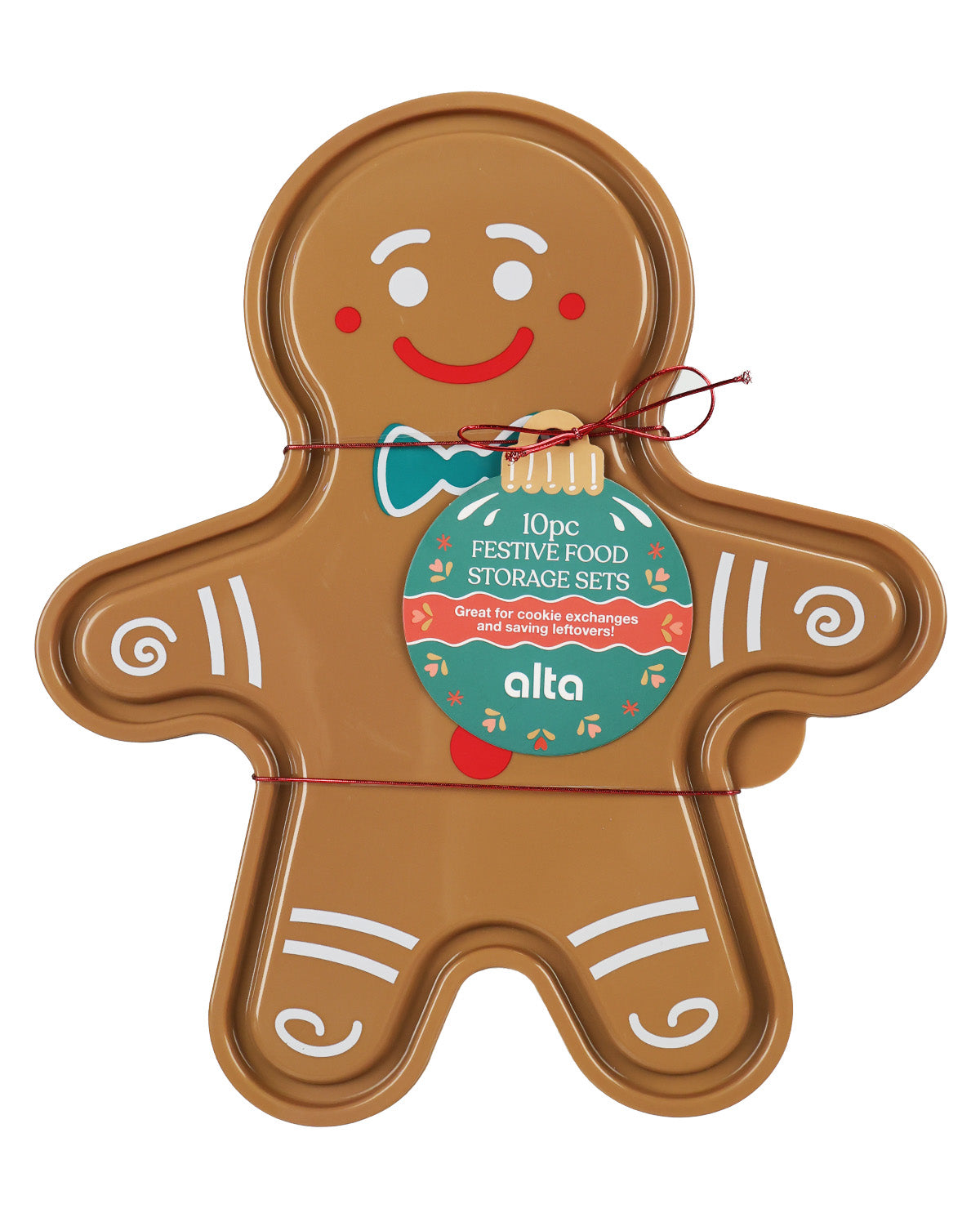 Gingerbread Man 5 Piece Food Storage