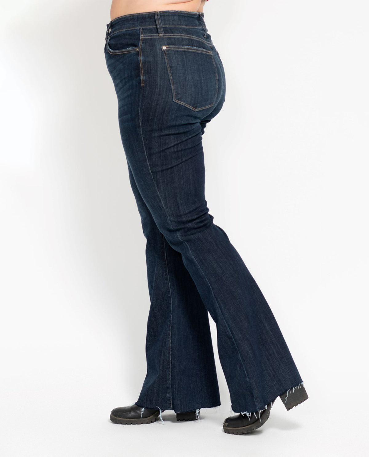 Judy Blue High Waist Flare Dark Jeans