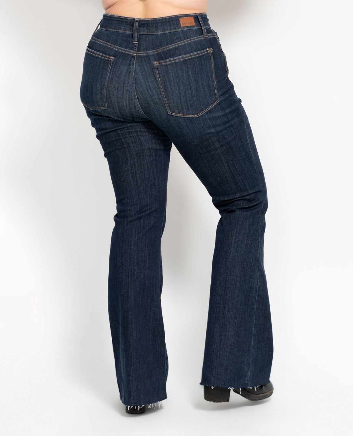 Judy Blue High Waist Flare Dark Jeans