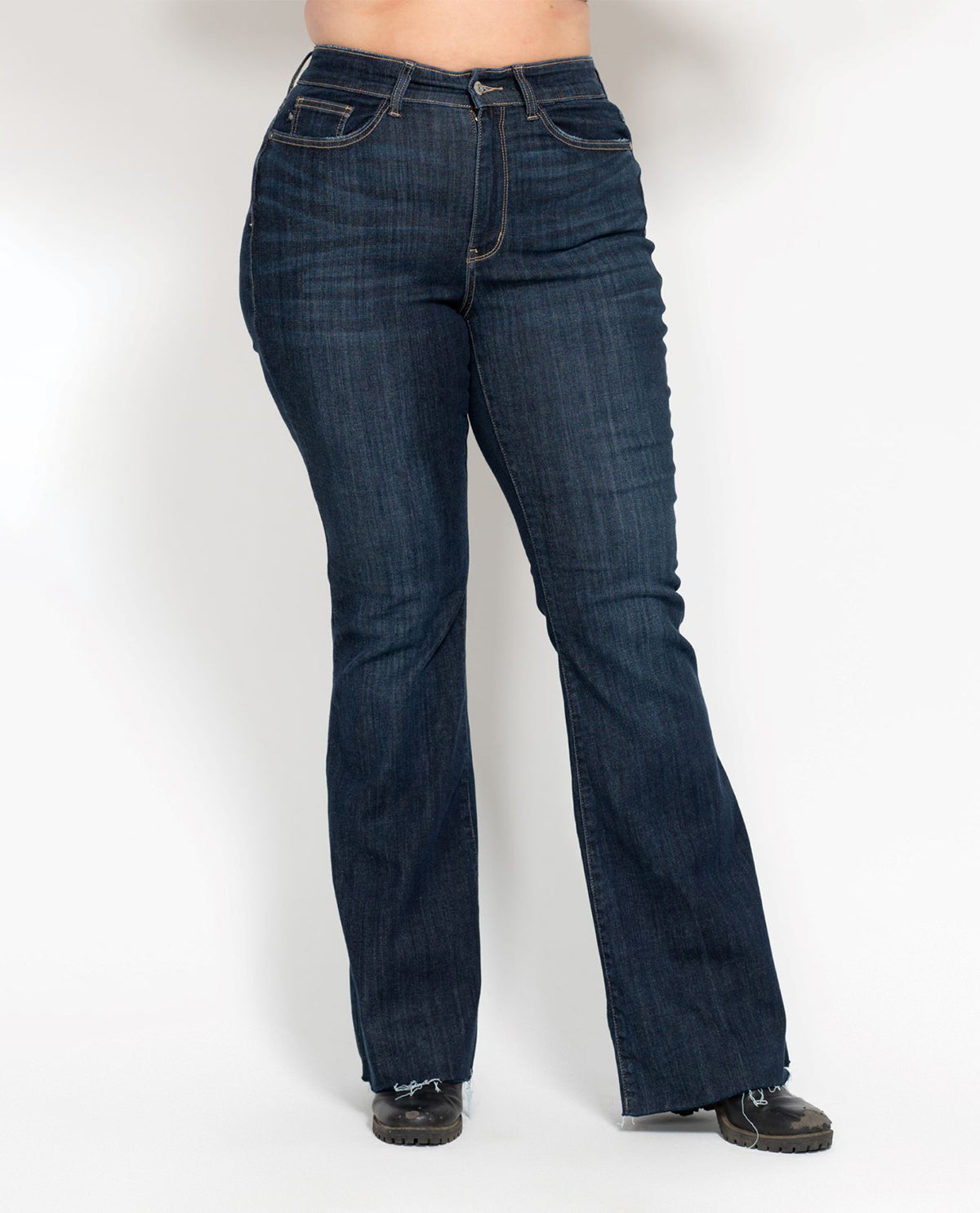 Judy Blue High Waist Flare Dark Jeans