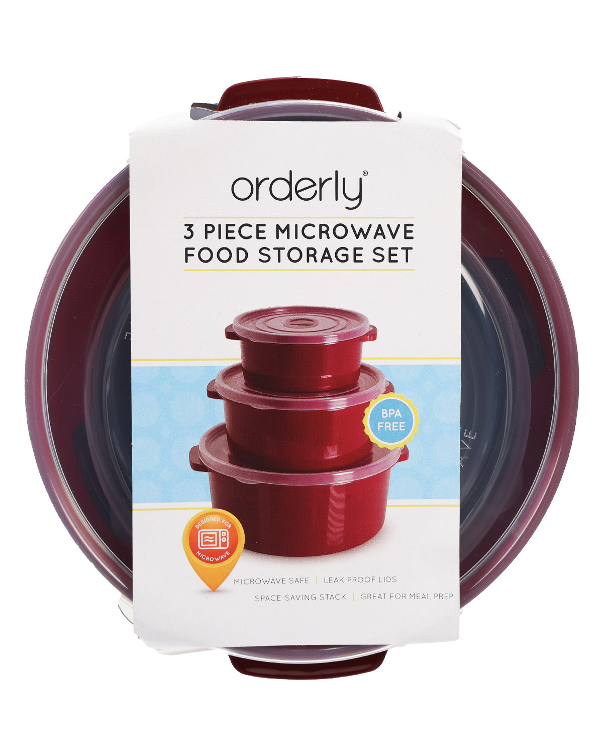 3-Piece Microwave Food Storage Set