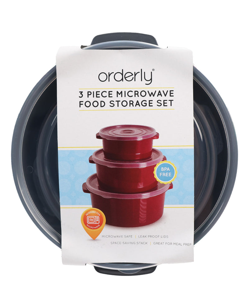 3-Piece Microwave Food Storage Set
