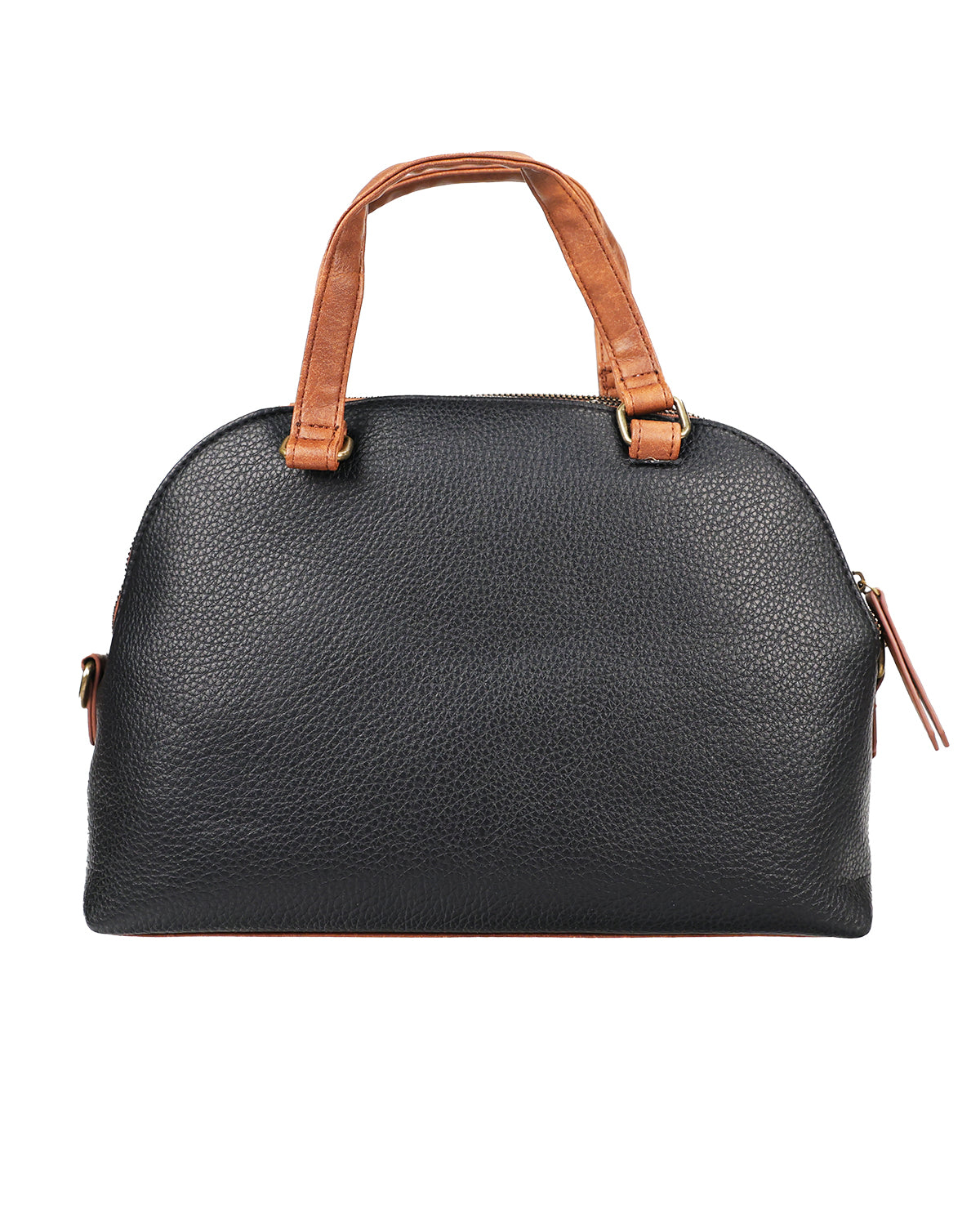 White Mountain Eklton Ridge Satchel Black/Saddle