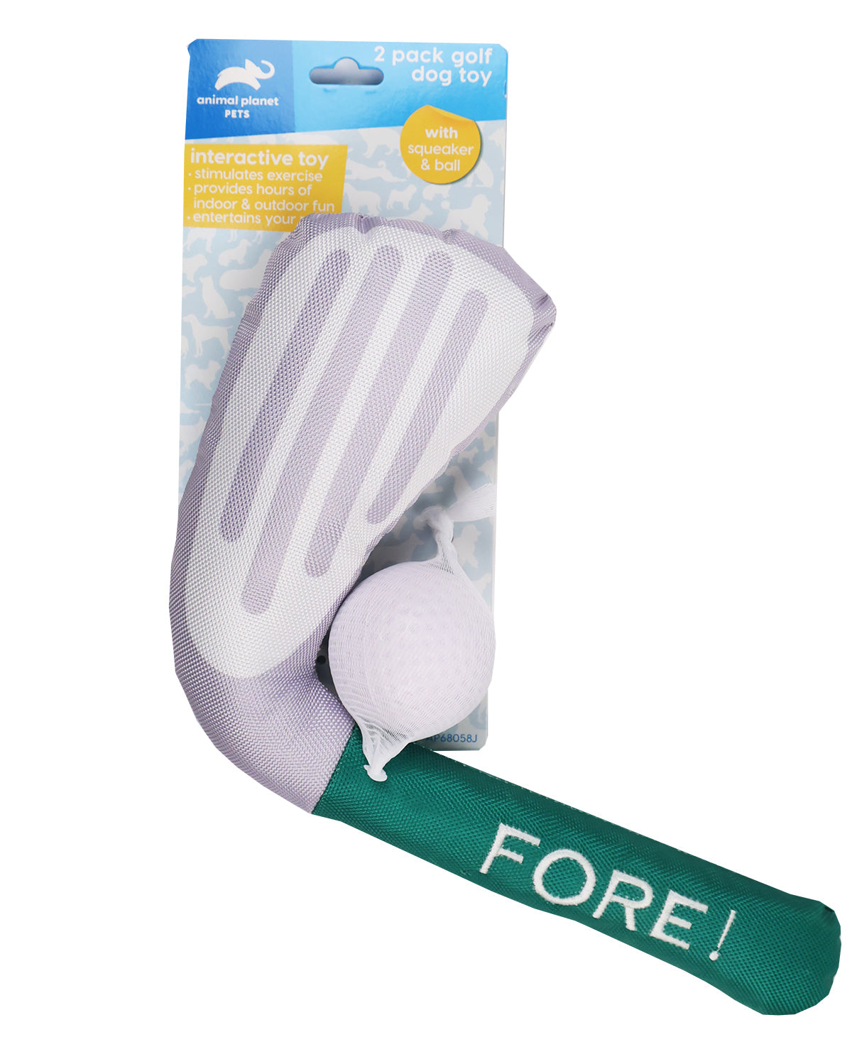 Golf Club With Ball Chew Toy