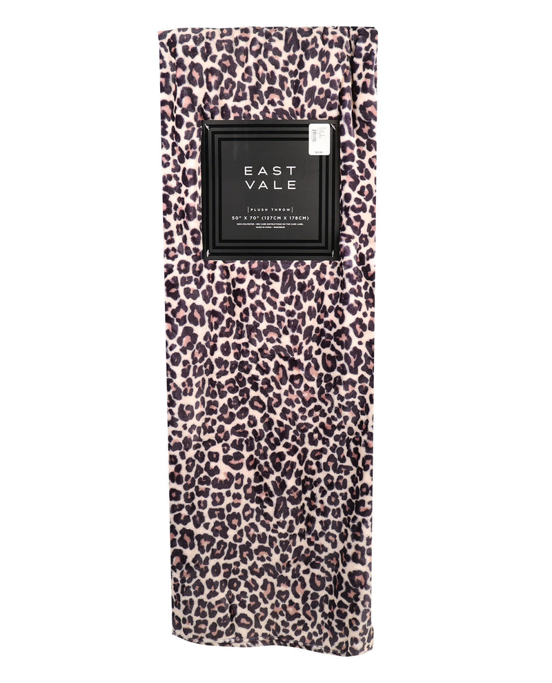 Leopard print product with East Vale branding on a white background