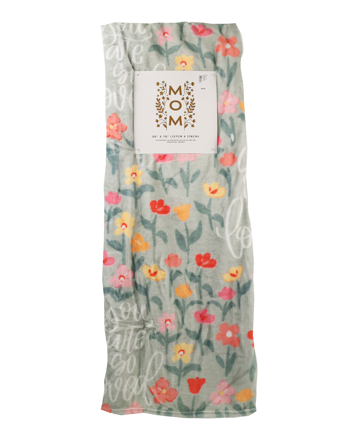 Hanging Throw Mothers Love Floral Sage