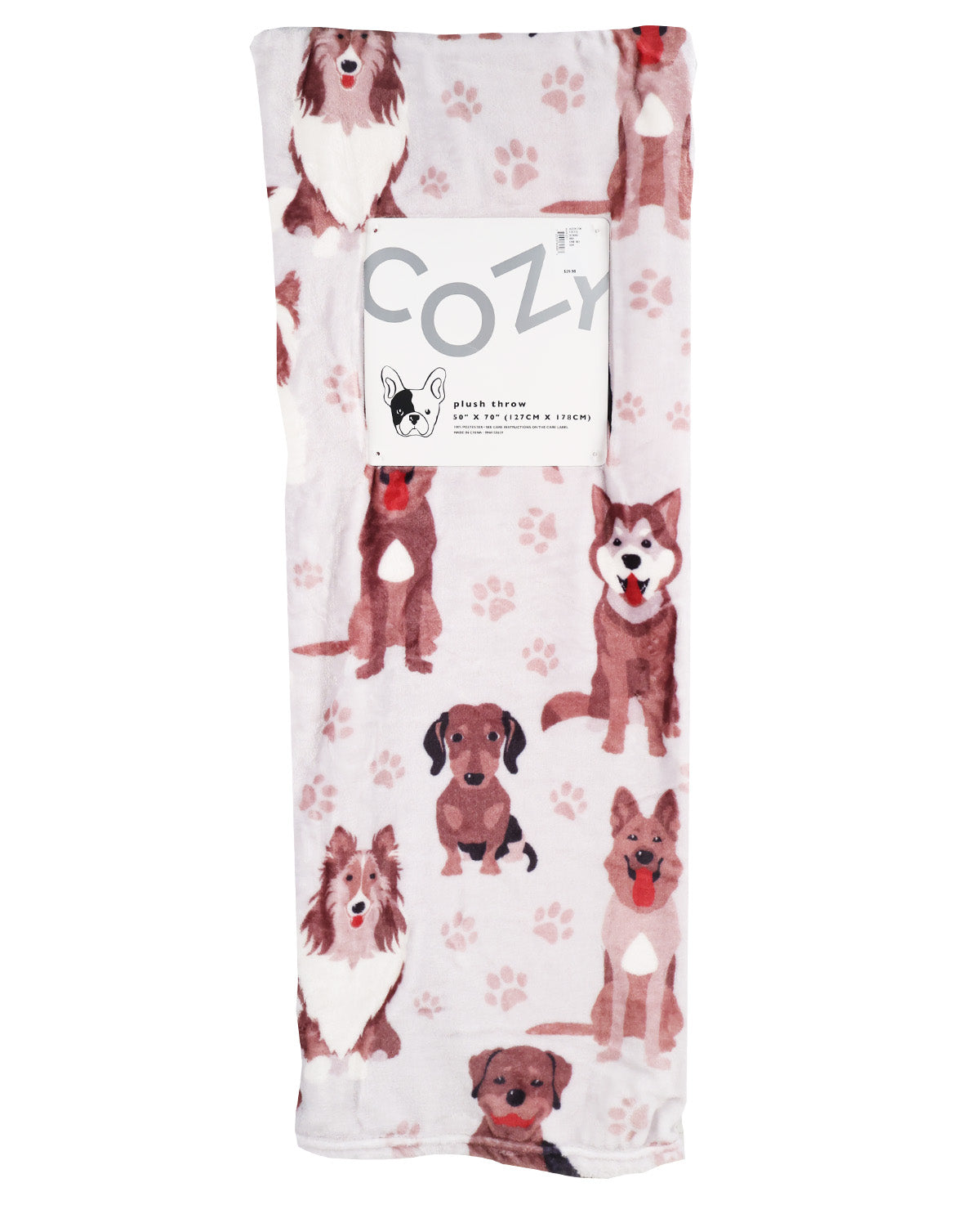 Pet Good Boys Cream Throw