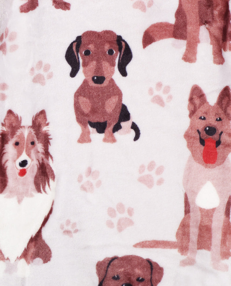 Pet Good Boys Cream Throw