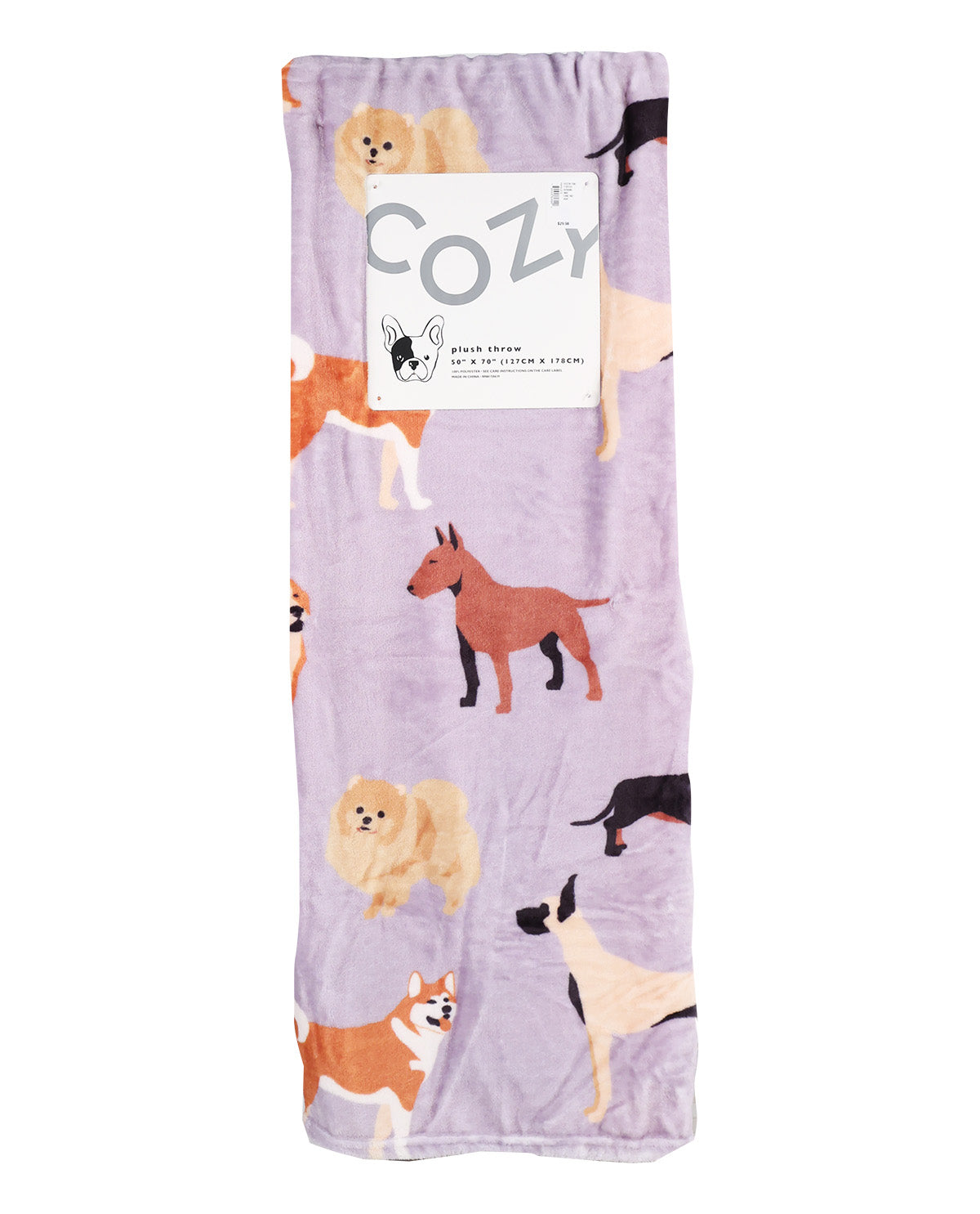 Pet Canine Plush Throw