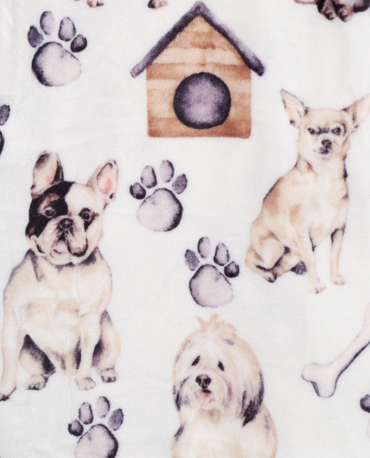 Pet Sweet Paws Ivory Throw