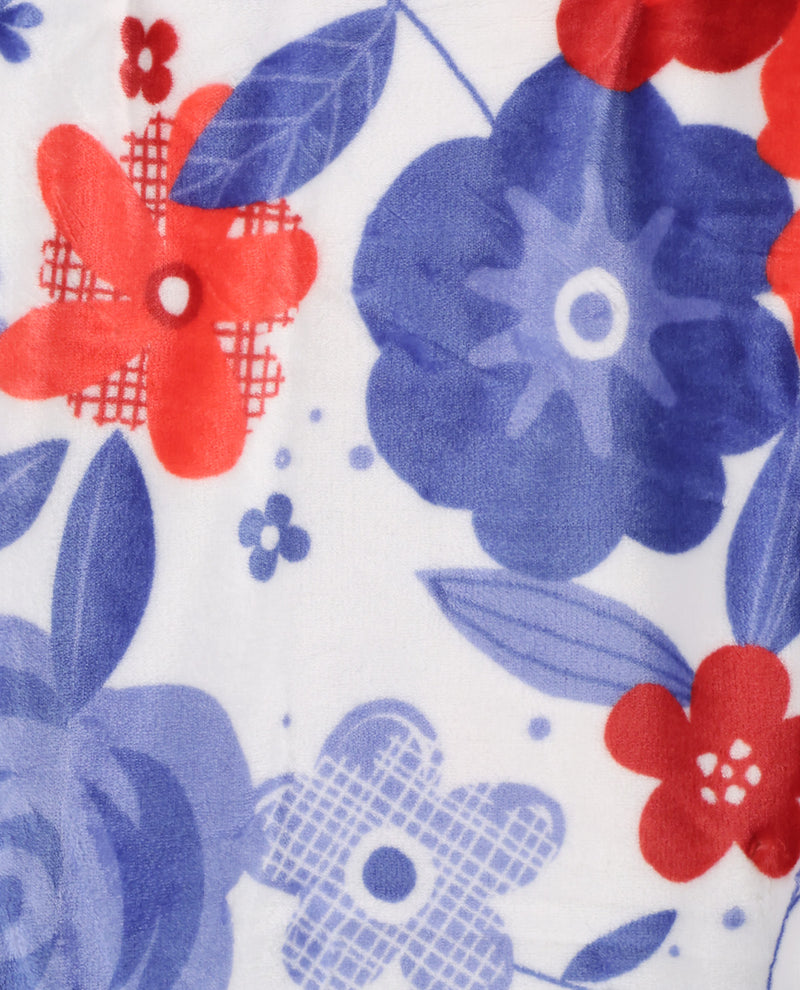 Americana Floral Throw