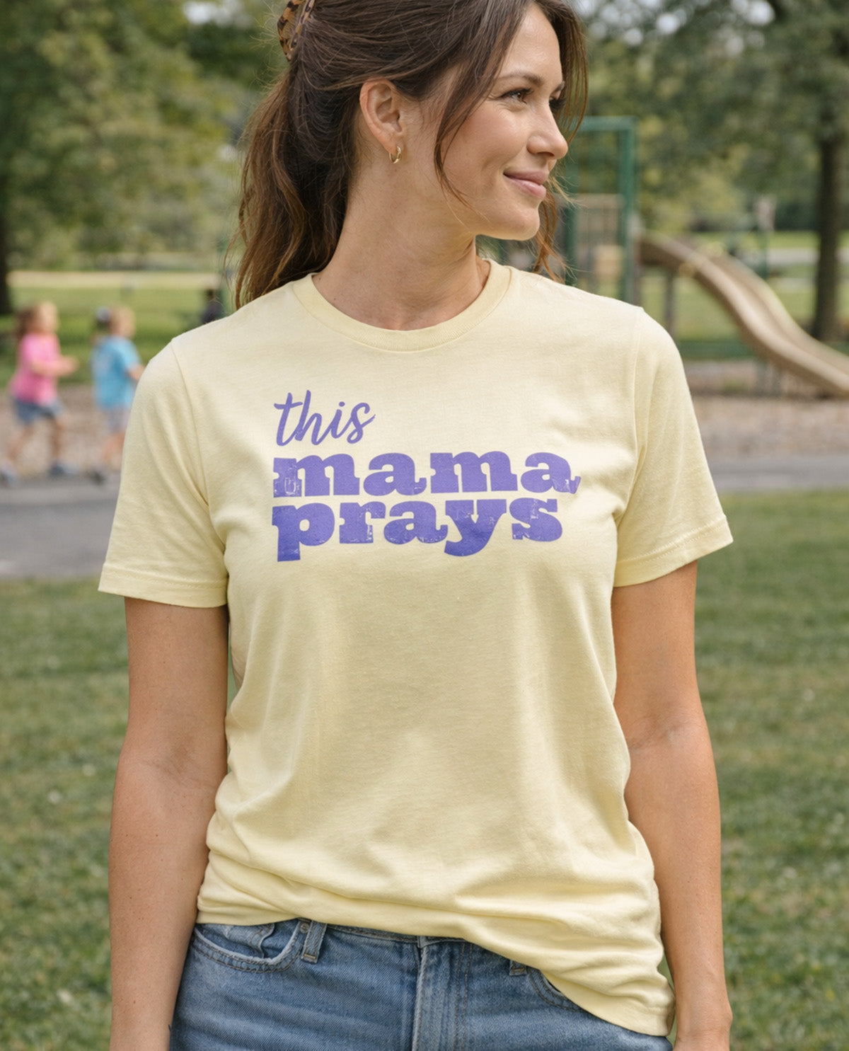 Southern Gal This Mama Prays Short Sleeve Tee