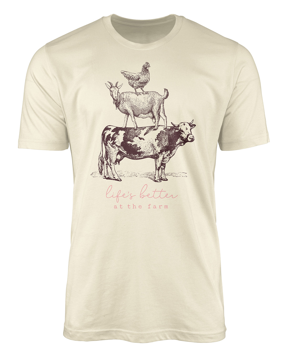 Stacked Animals Short Sleeve Screen Tee