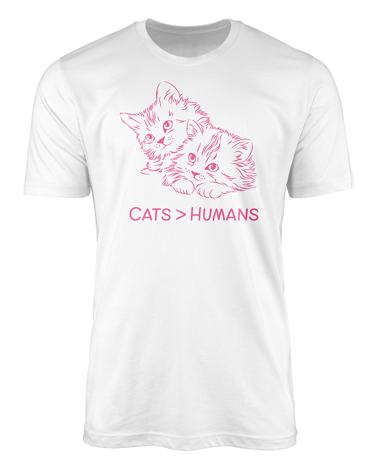 Cats Greater Than Humans Short Sleeve Screen Tee