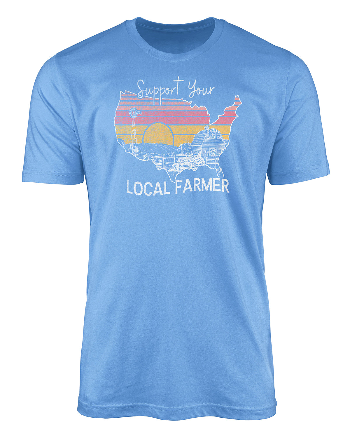 Missy American Farm Short Sleeve Screen Tee