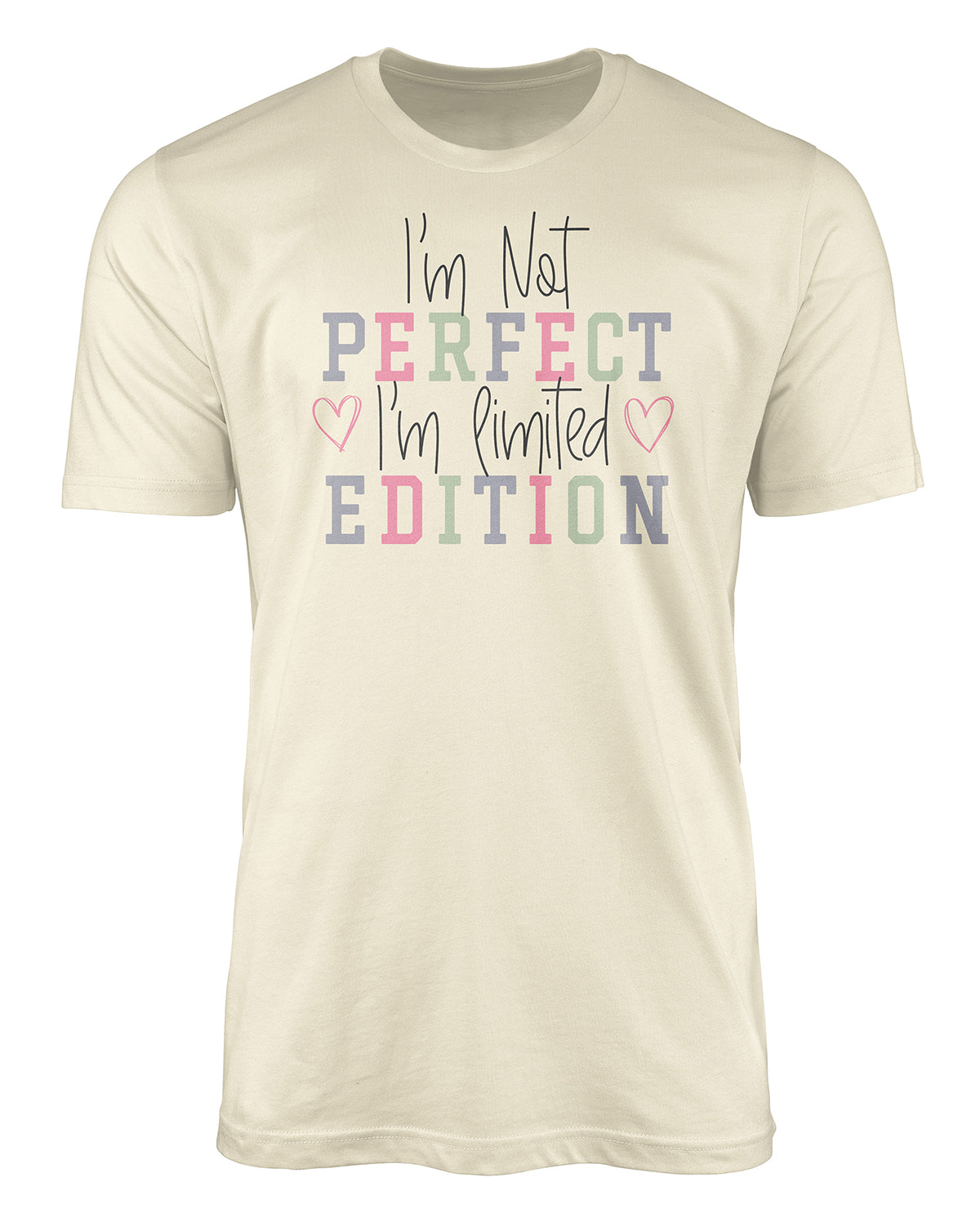 Missy I'm Not Perfect Short Sleeve Screen Tee