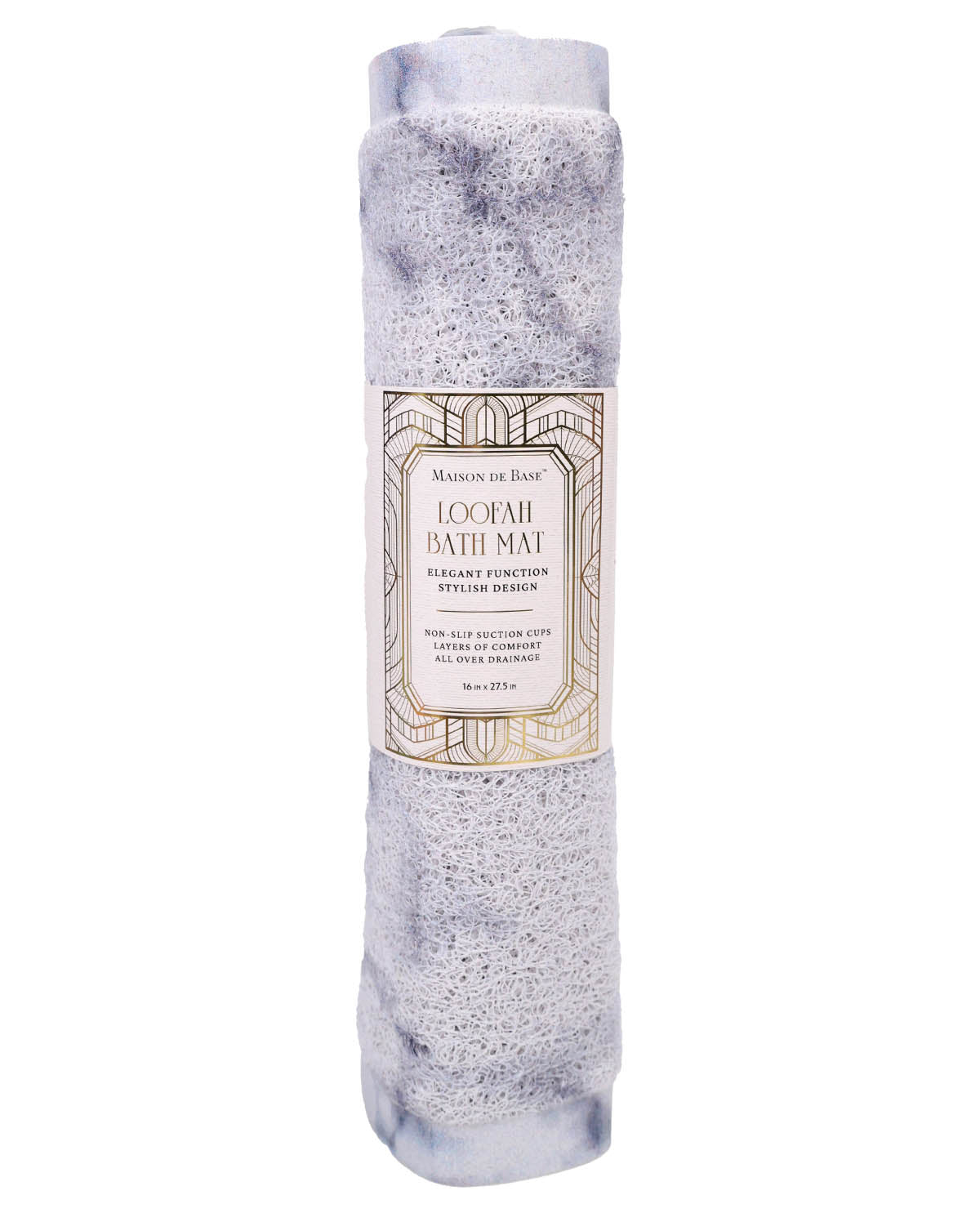 Marble Black Loofah Bath