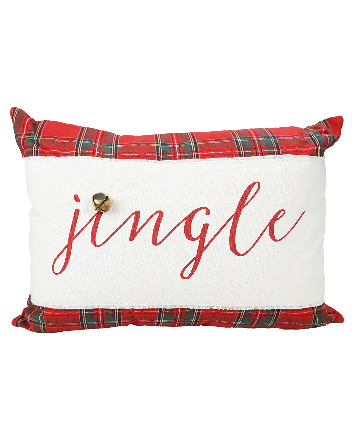 Jingle Embroidered Pillow