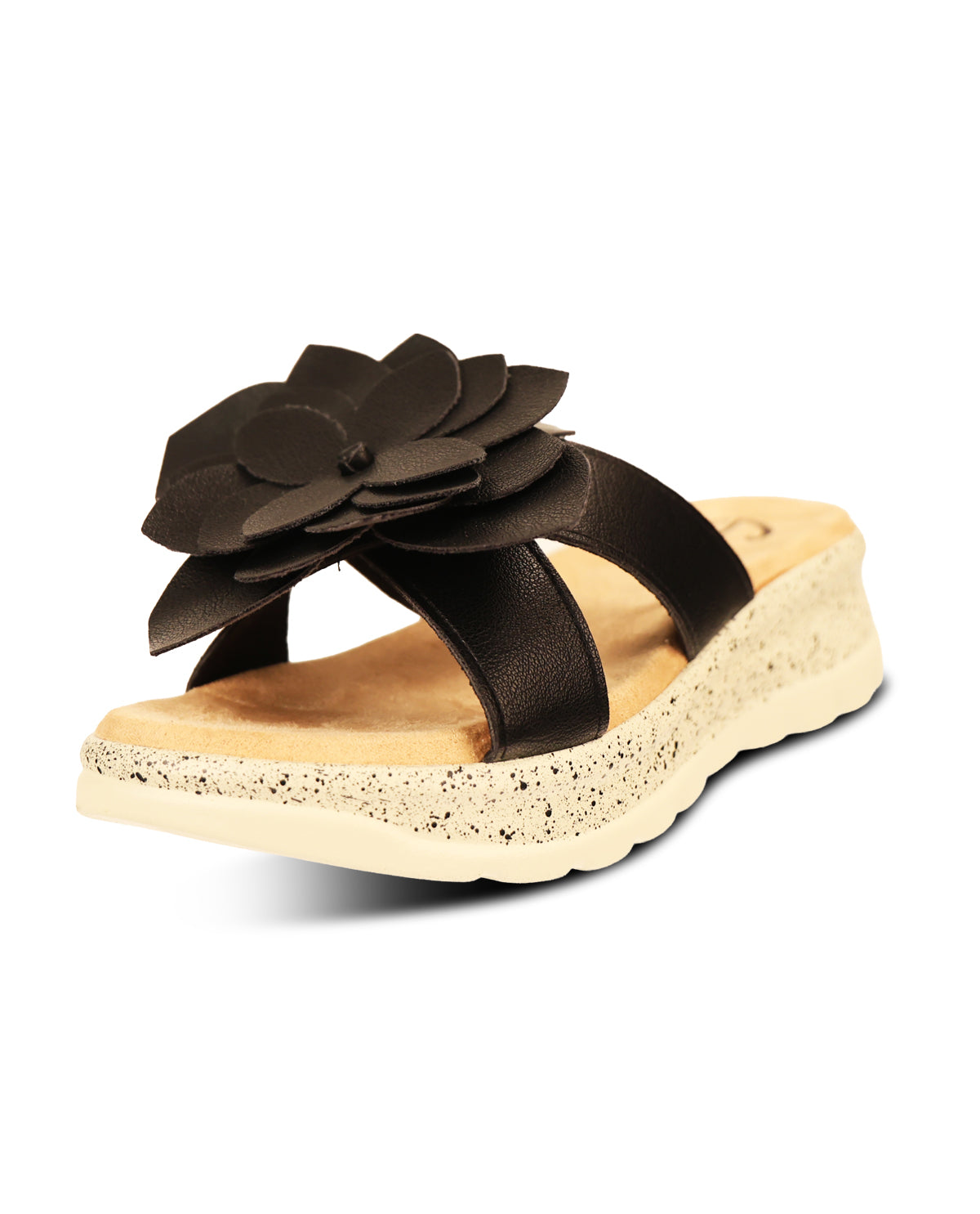 Savvy Gardenia Sandal Black