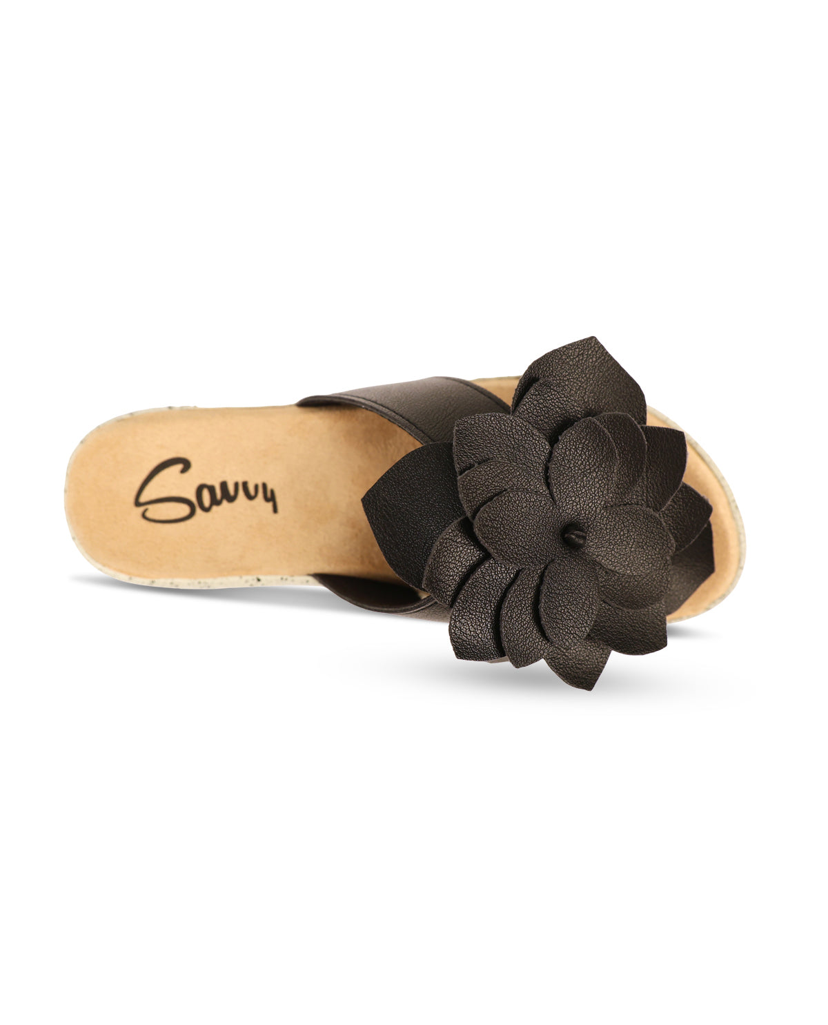 Savvy Gardenia Sandal Black
