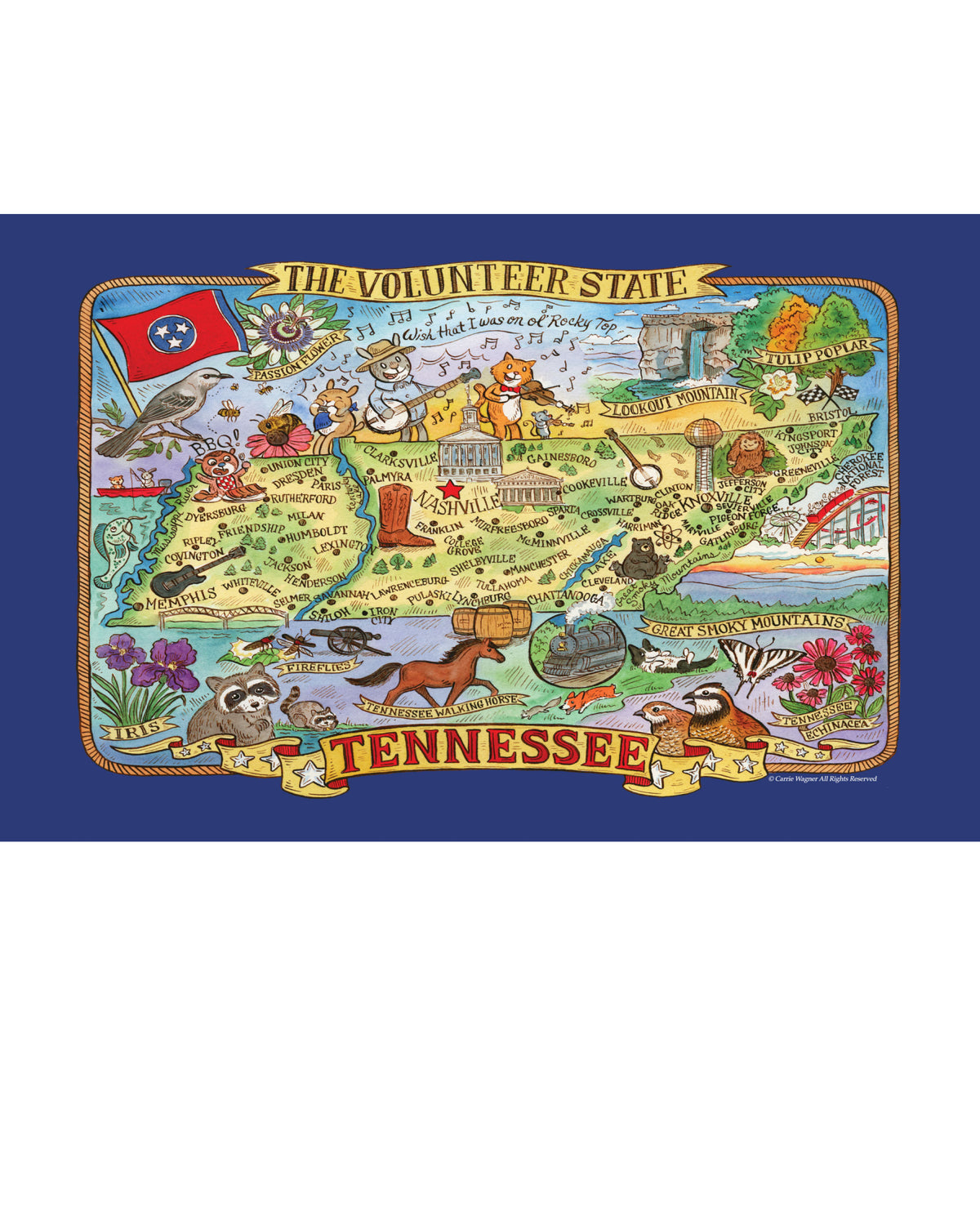 Tennessee Destination Towel