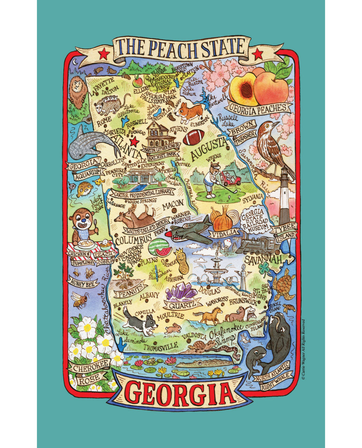 Georgia Destination Towel