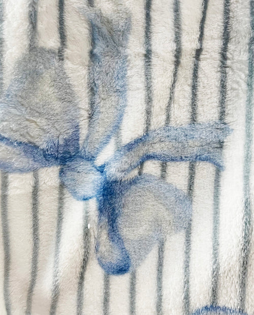 Lugano Blue Bows Throw