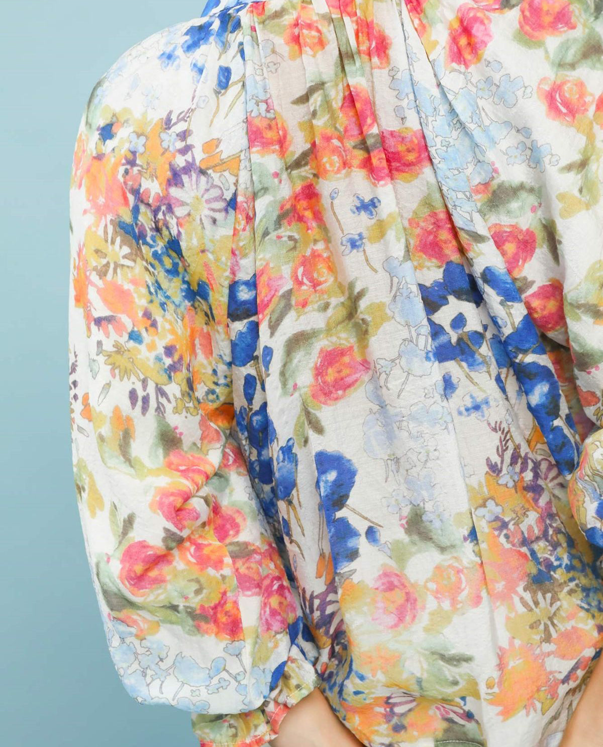 Watercolor Floral Top