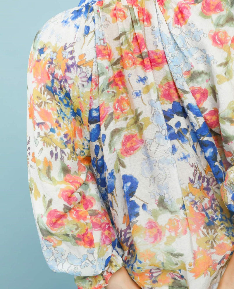 Watercolor Floral Top