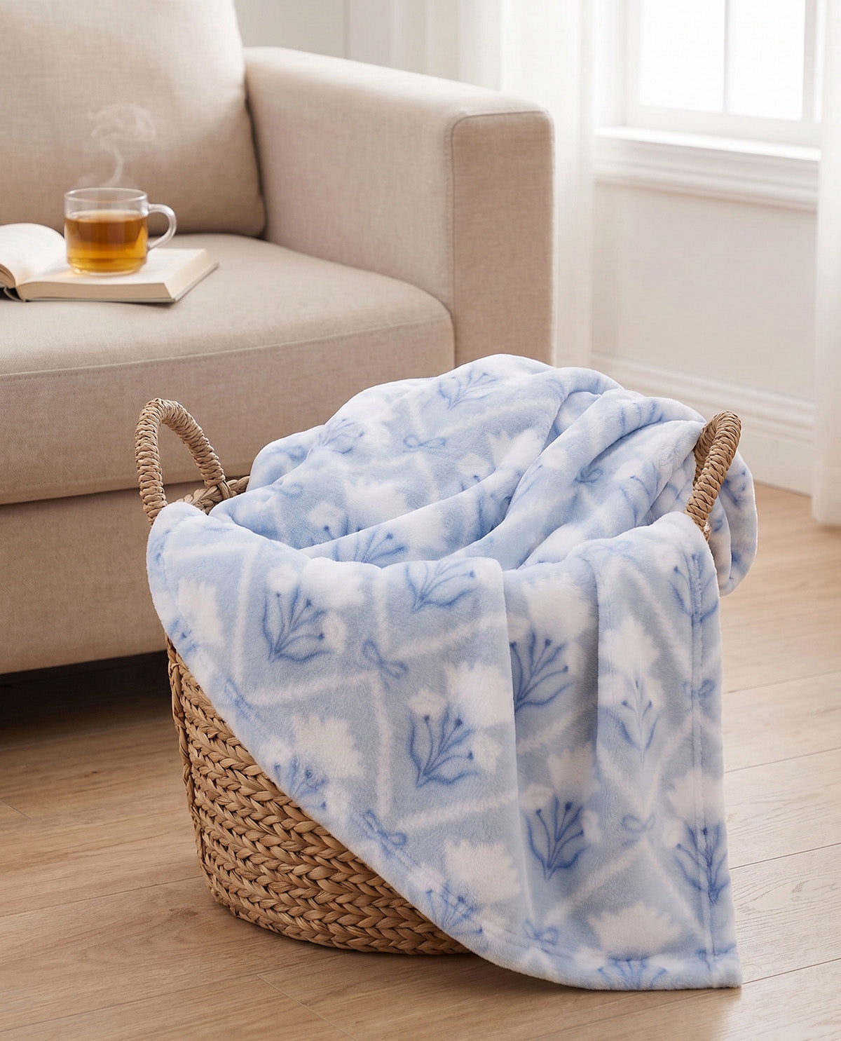 Madelaine Blue Blanket