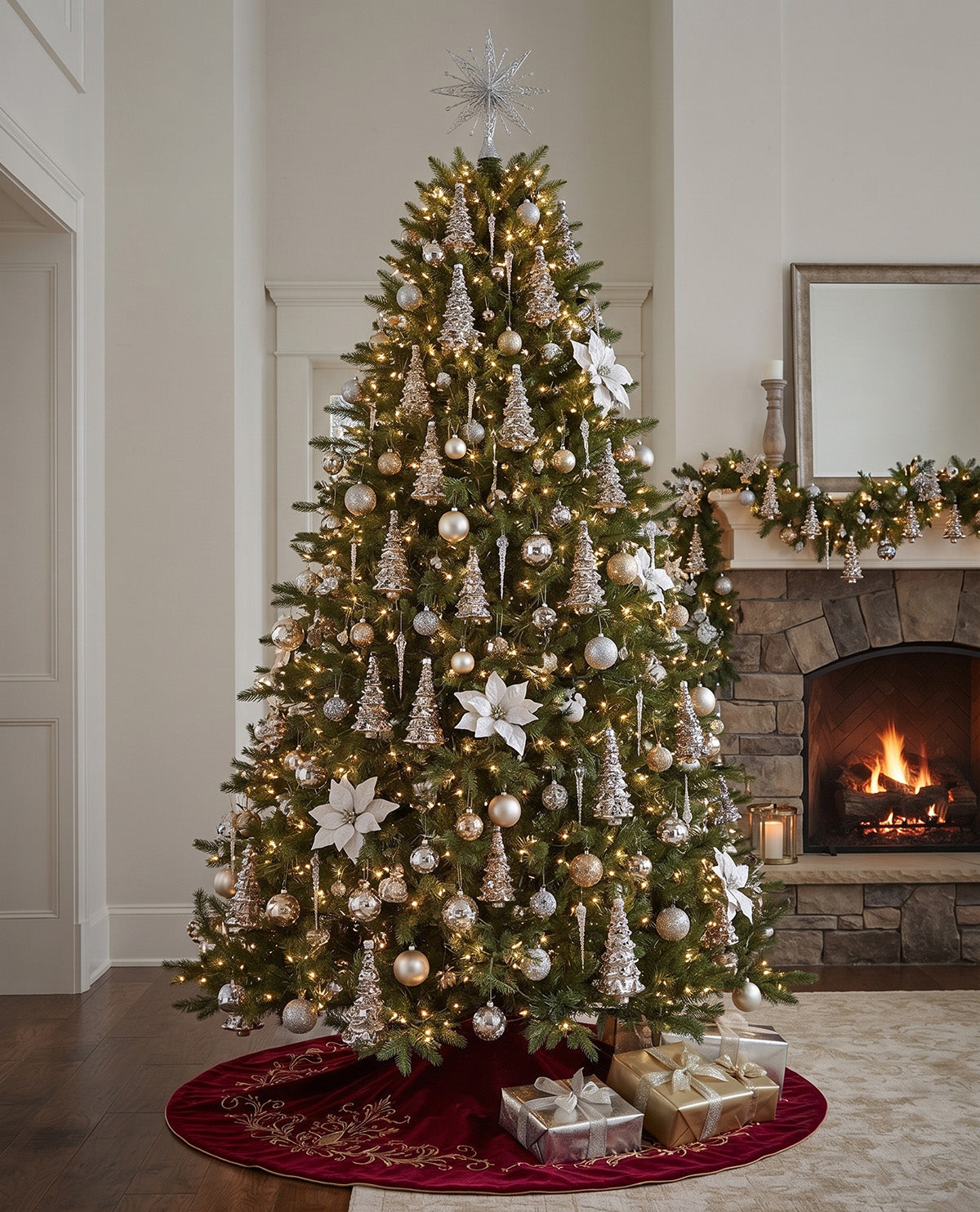 Glitter Tree Christmas Ornament