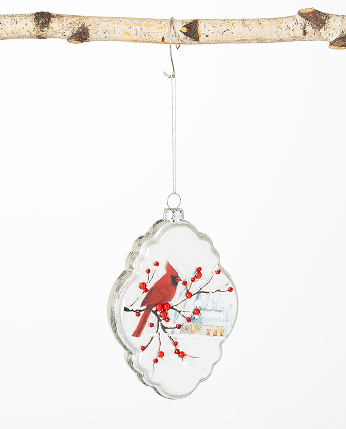 Cardinal Glass Ornament