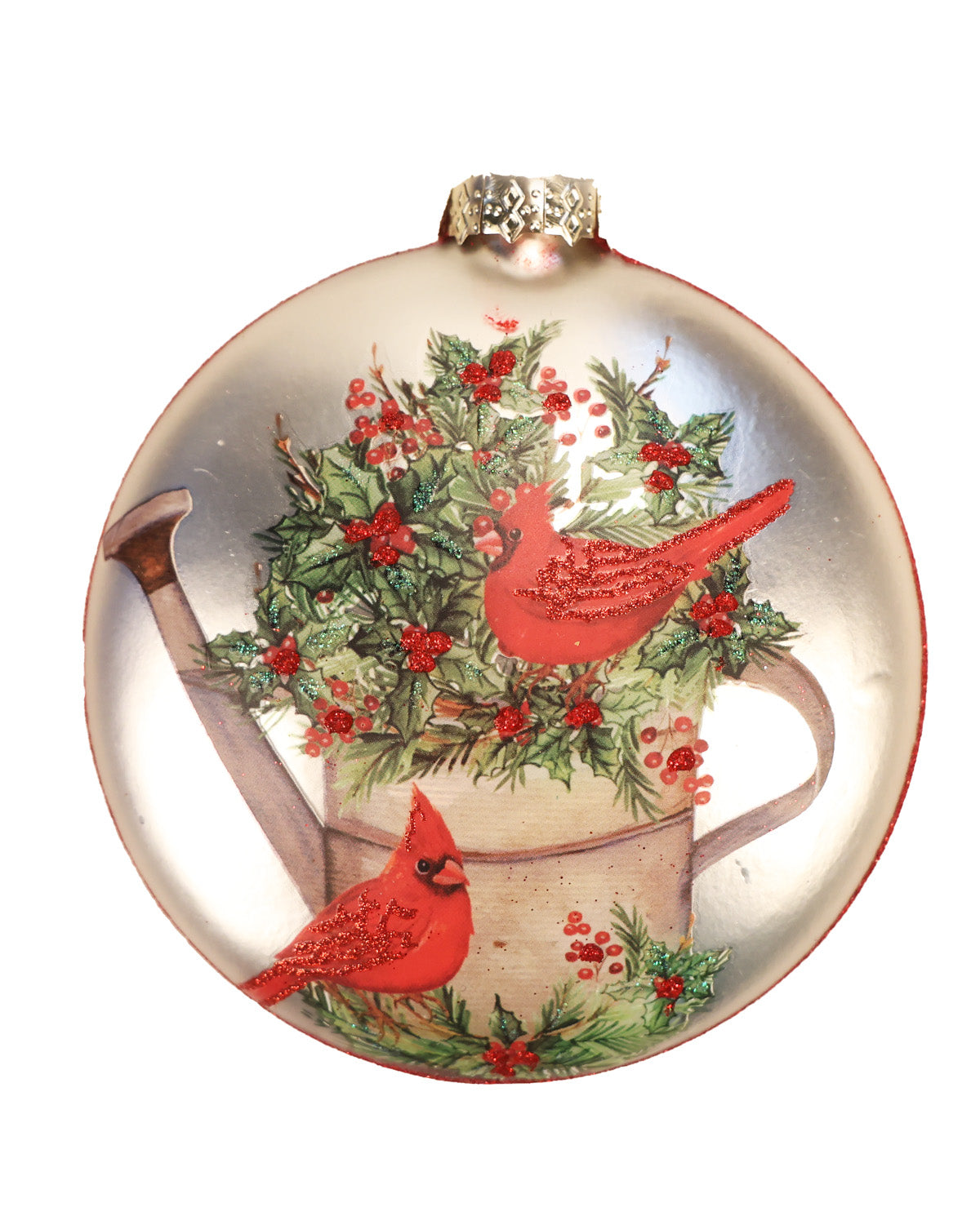 Cardinal Glass Ornament