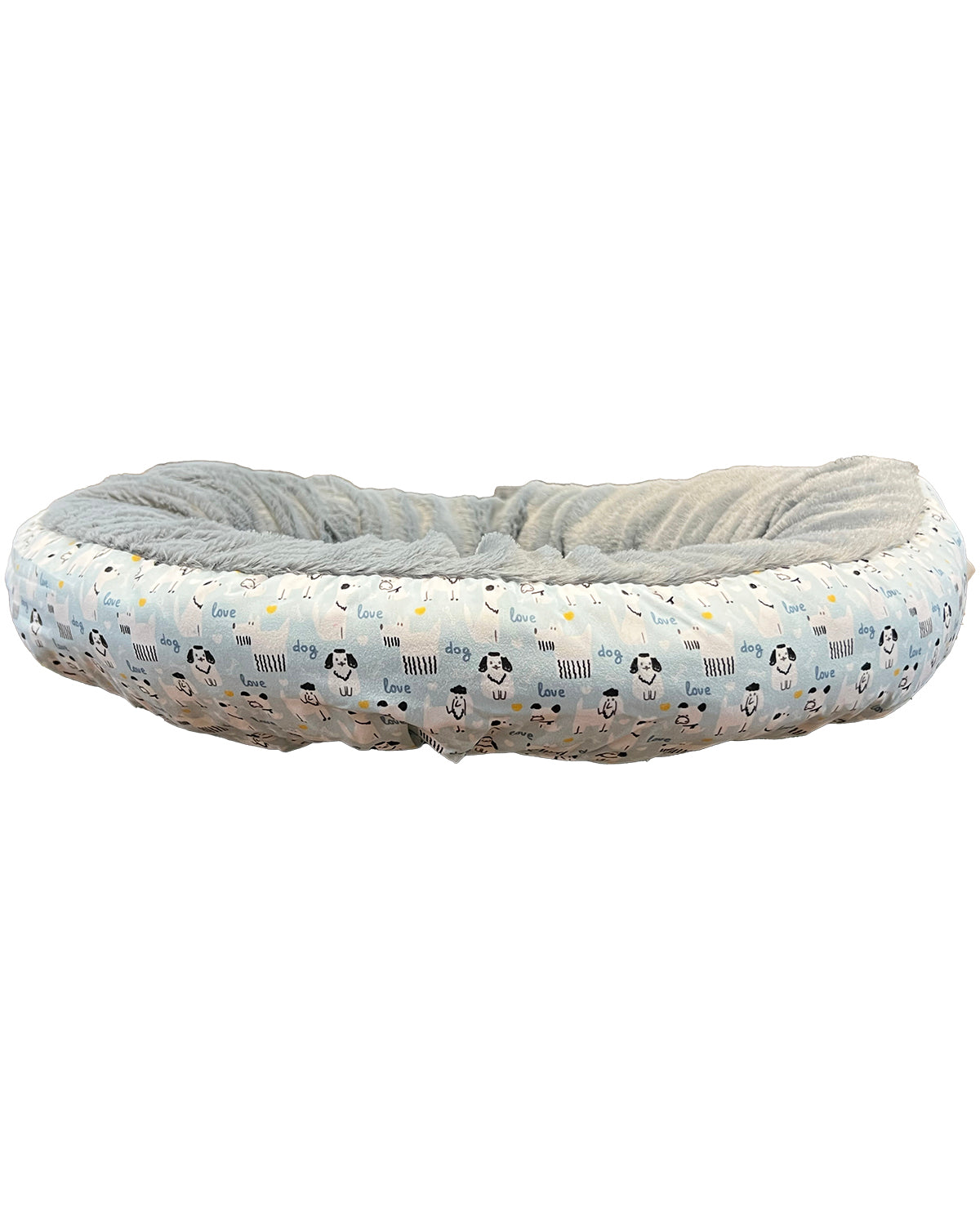 Love My Dog Pet Bed Blue