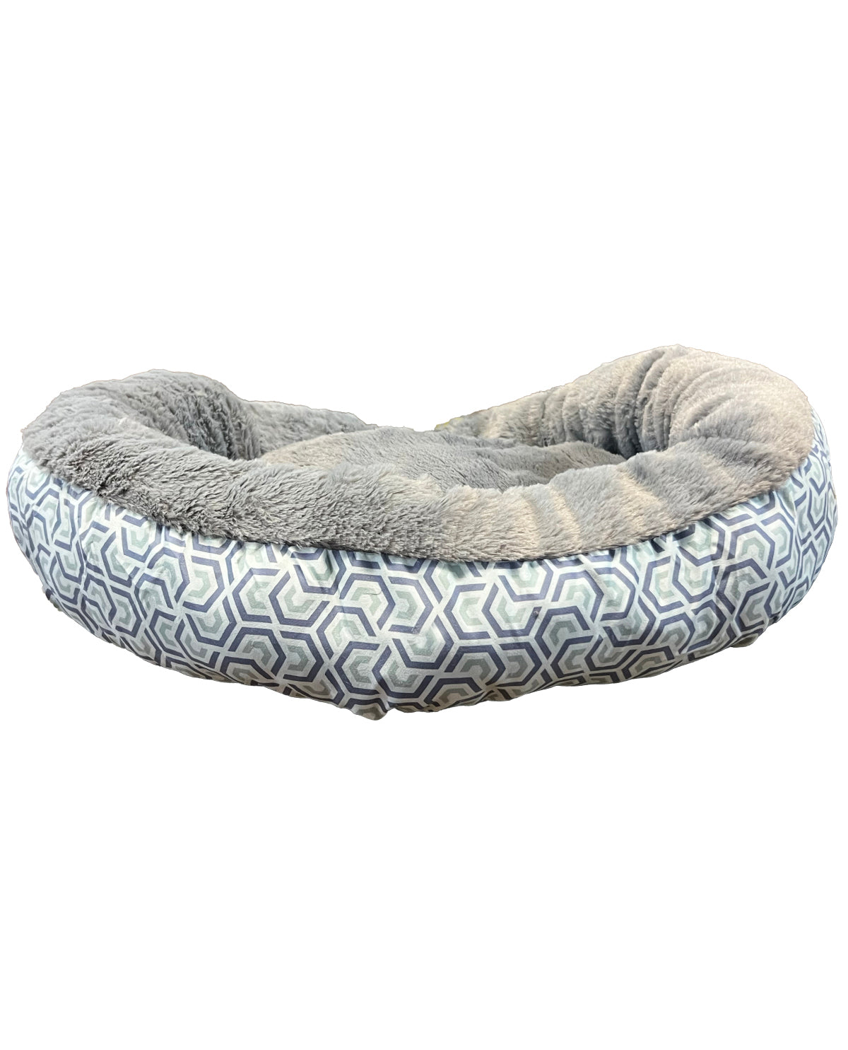 Octagon Blue Pet Bed