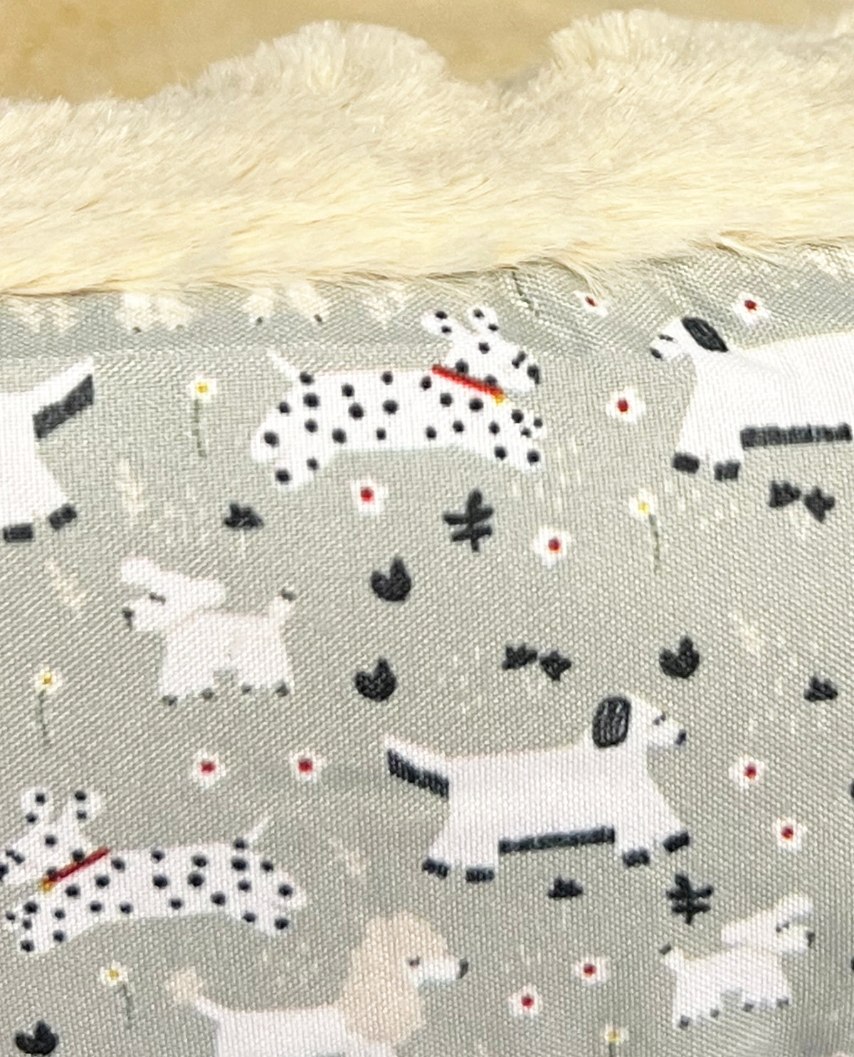 Spring Dogs Blue Pet Bed