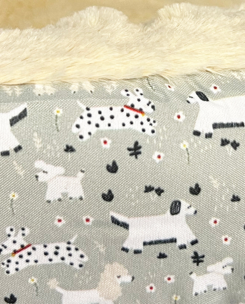 Spring Dogs Blue Pet Bed