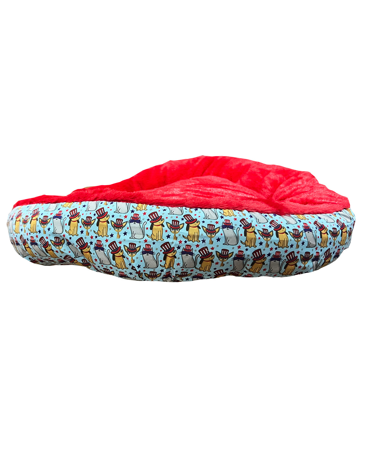July 4th Red Pet Bed
