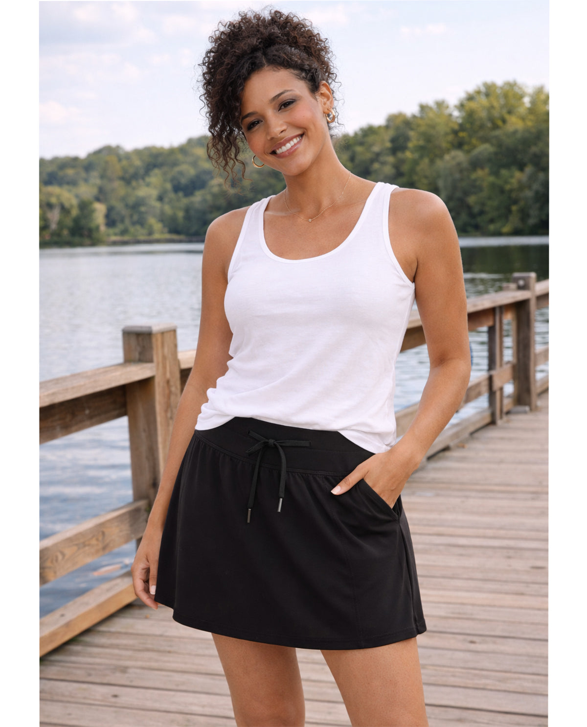 Avalanche Skort Black