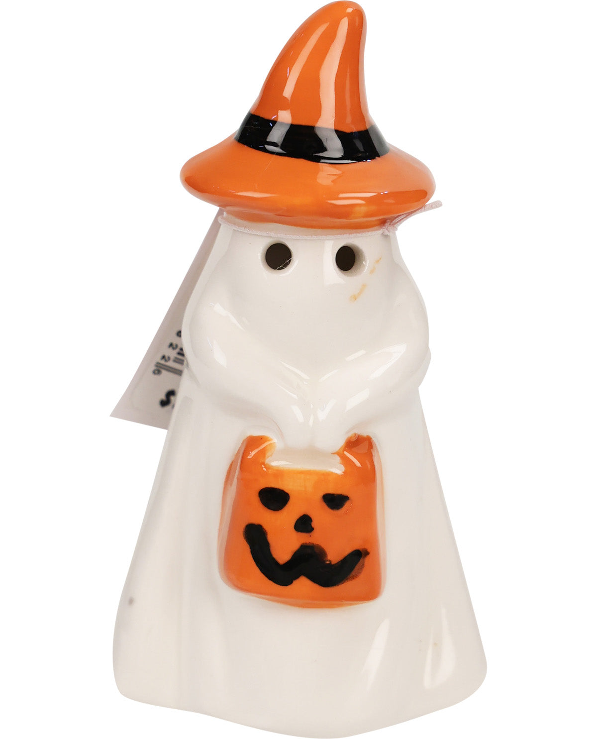 Light-Up Ghost Ceramic Figurine
