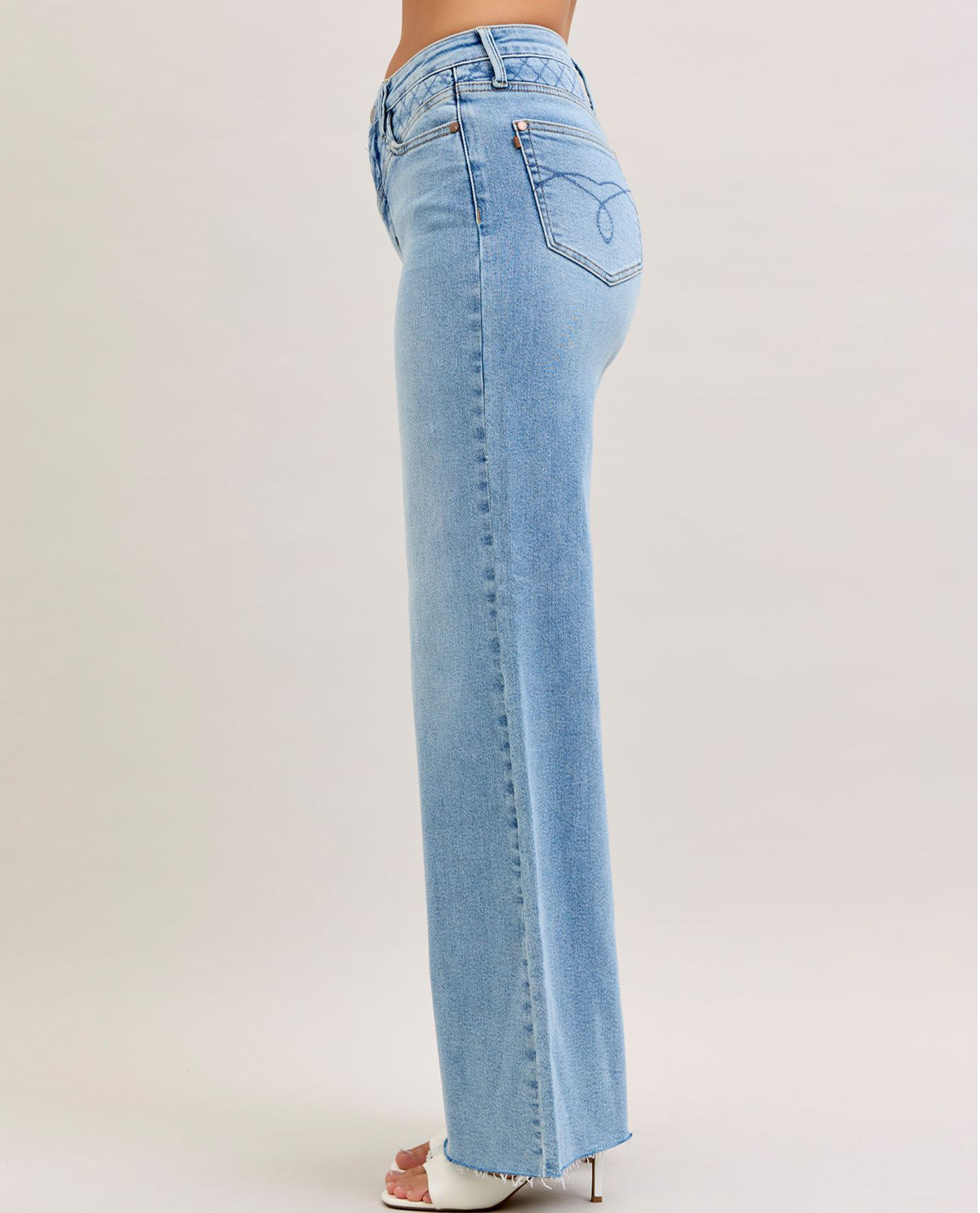 Judy Blue High Waist Retro Wide Jeans