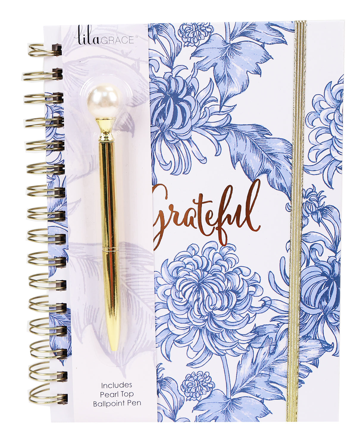 Grateful Spiral Notebook With Pen