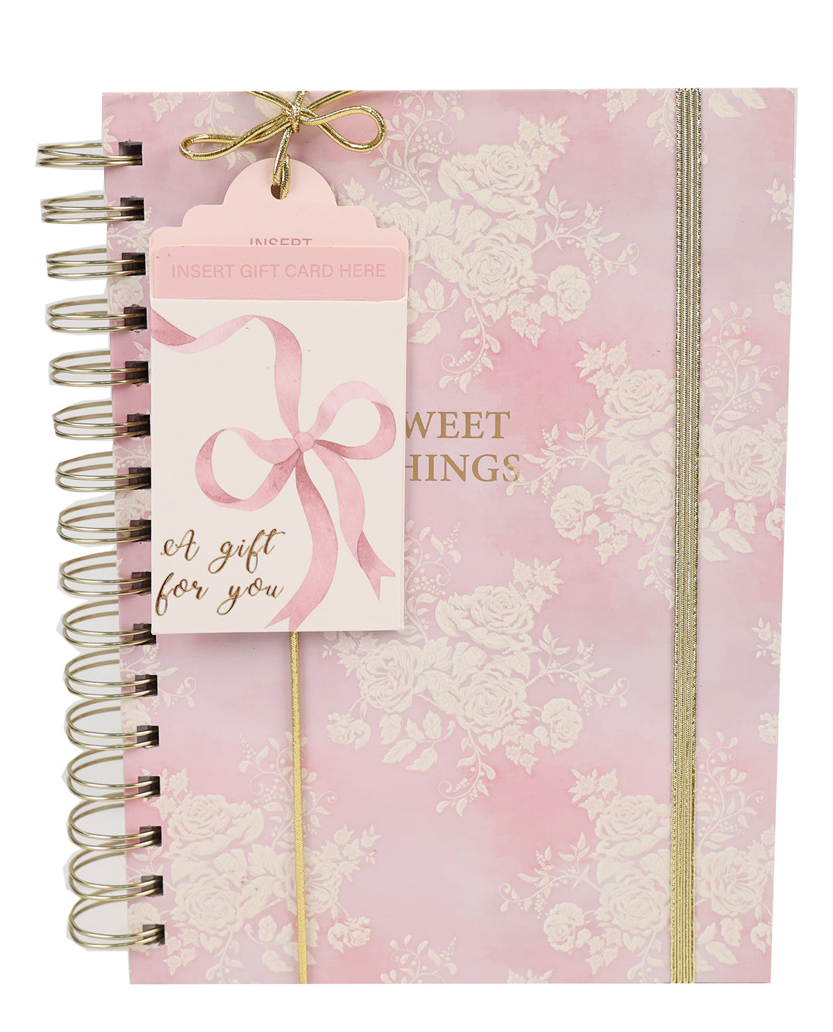 Sweet Things Spiral Notebook With Gift Card Holder