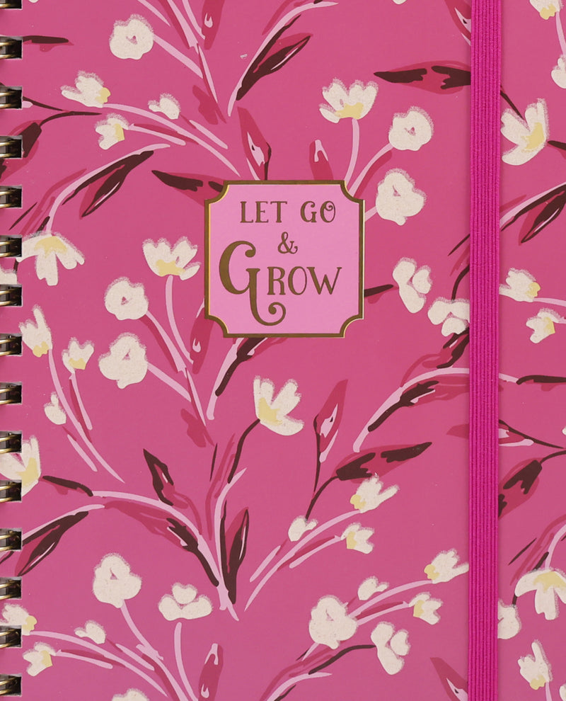 Let Go And Grow Notebook with Notepads & Pen