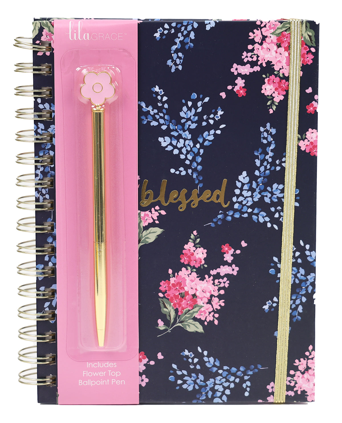 Blessed Spiral Notebook With Pen