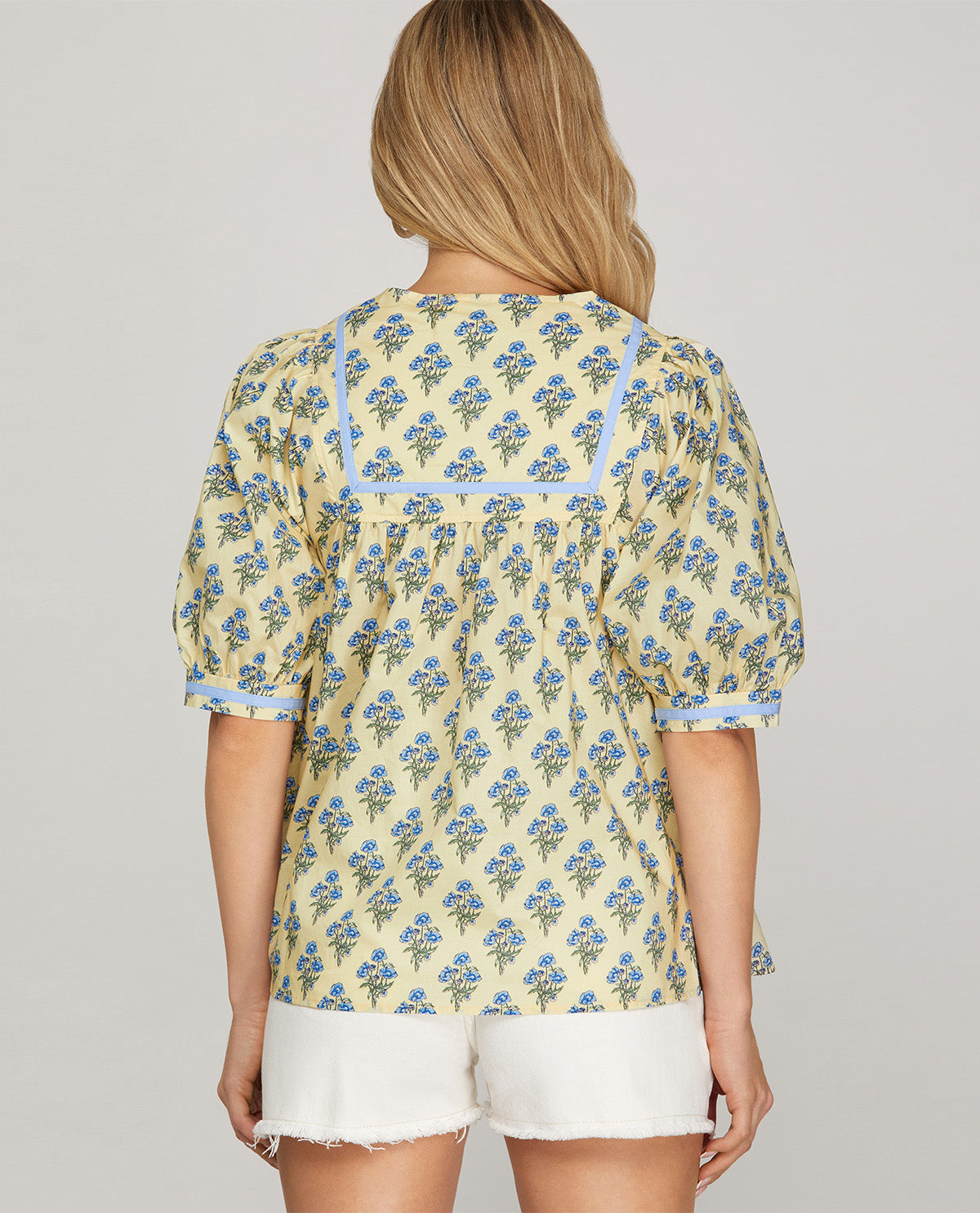 She and Sky Print Top