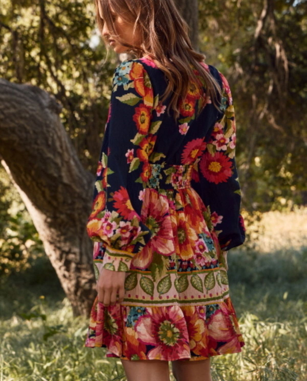 Oddi Floral Print Dress