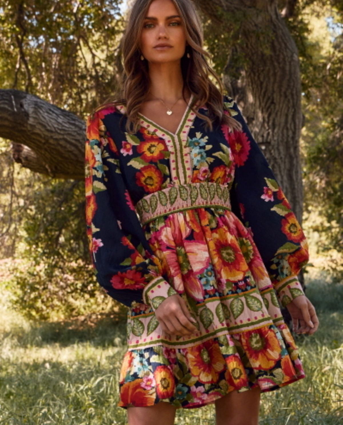 Oddi Floral Print Dress