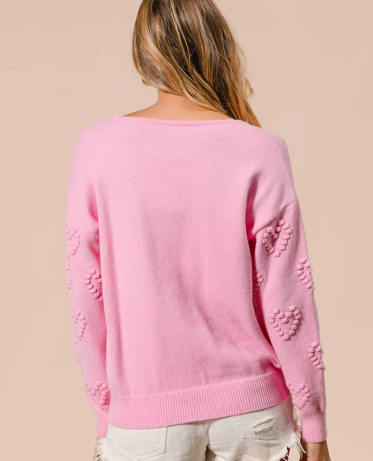 Bibi Valentins Heart Sweater