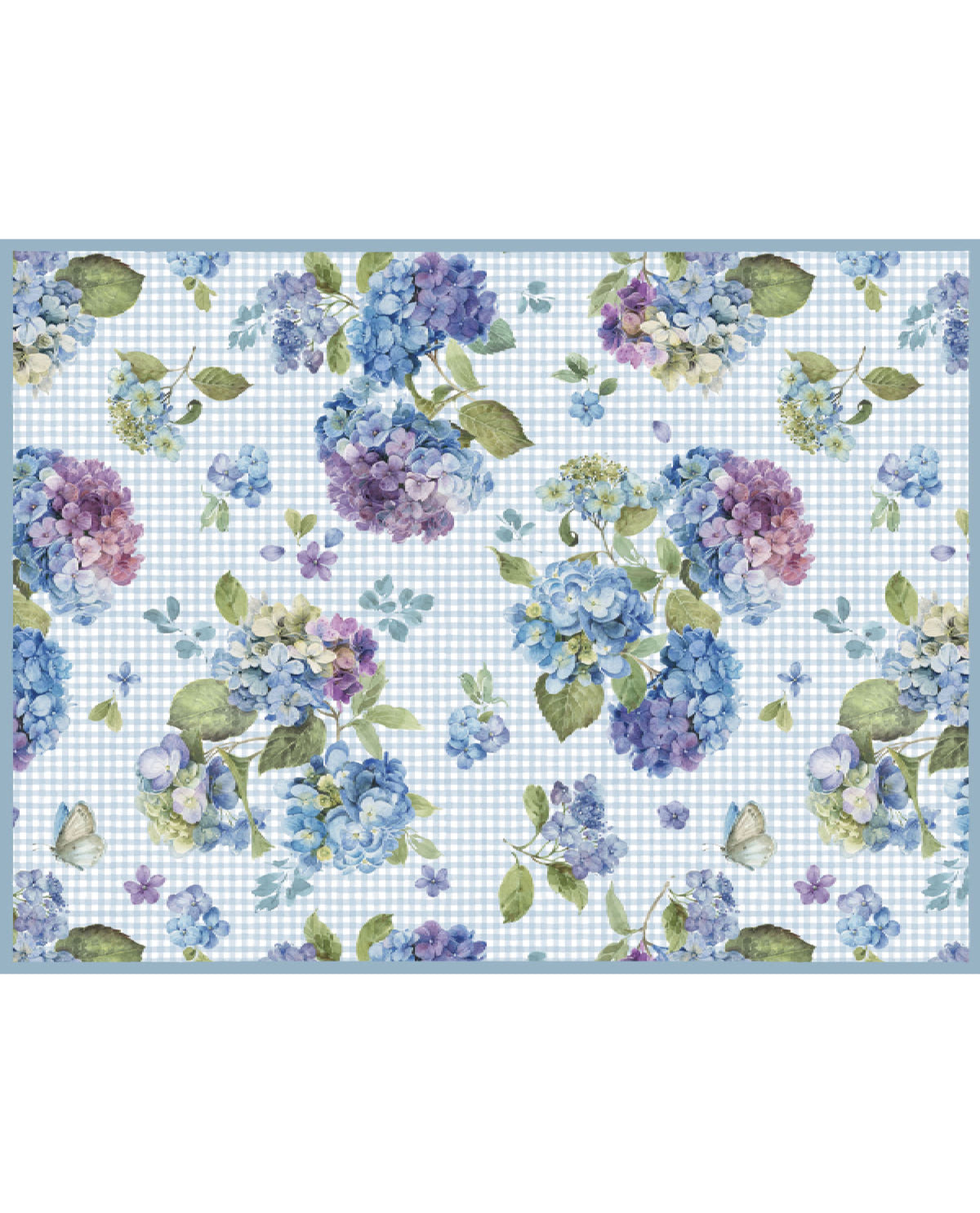 Hydrangea Kitchen Drying Mat